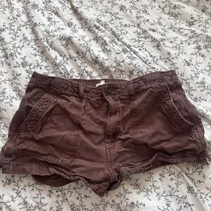Aerie, brown, low rise, size M, great condition